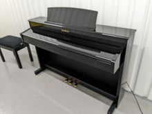 Load image into Gallery viewer, Kawai CS4 classic series Digital piano glossy black polished ebony stock #24268