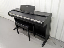 Load image into Gallery viewer, Yamaha Arius YDP-142 Digital Piano and stool in satin black Stock number 24283