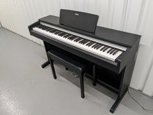 Load image into Gallery viewer, Yamaha Arius YDP-142 Digital Piano and stool in satin black Stock number 24283