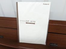 Load image into Gallery viewer, Roland DP-970 Designer Digital Piano 88 weighted keys 3 pedals slim stock #24280