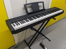 Load image into Gallery viewer, Yamaha P-45 88 Key Weighted Graded Hammer Action Piano + X stand + pedal stock #24277