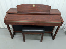 Load image into Gallery viewer, Yamaha Clavinova CLP-170 Digital Piano and stool in mahogany colour stock #24287