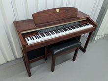 Load image into Gallery viewer, Yamaha Clavinova CLP-170 Digital Piano and stool in mahogany colour stock #24287