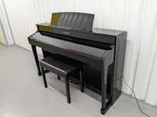 Load image into Gallery viewer, Kawai CS8 classic series Digital piano glossy black polished ebony stock #24290