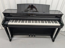 Load image into Gallery viewer, Kawai CS8 classic series Digital piano glossy black polished ebony stock #24290