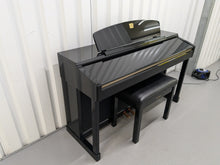 Load image into Gallery viewer, Yamaha Clavinova CLP-170PE Digital Piano glossy black polished ebony stock #24293
