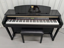 Load image into Gallery viewer, Yamaha Clavinova CLP-170PE Digital Piano glossy black polished ebony stock #24293