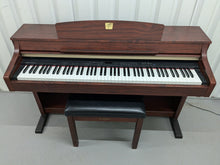 Load image into Gallery viewer, Yamaha Clavinova CLP-330 Digital Piano and stool in mahogany stock #25504