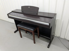 Load image into Gallery viewer, Yamaha Arius YDP-141 digital piano and stool in dark rosewood stock # 24302