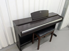 Load image into Gallery viewer, Yamaha Arius YDP-141 digital piano and stool in dark rosewood stock # 24302
