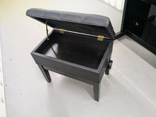 Load image into Gallery viewer, Roland HP-3e Digital Piano and stool in glossy black polished ebony Stock #24307