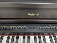 Load image into Gallery viewer, Roland HP-7e digital piano and stool in dark rosewood finish stock number 24306
