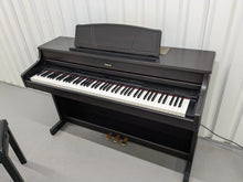 Load image into Gallery viewer, Roland HP-7e digital piano and stool in dark rosewood finish stock number 24306