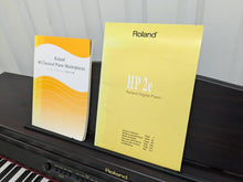 Load image into Gallery viewer, Roland HP-2e digital piano in dark rosewood finish stock number 24303