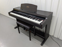 Load image into Gallery viewer, Yamaha Clavinova CLP-820 Digital Piano and stool in dark rosewood stock nr 24331