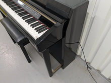 Load image into Gallery viewer, Yamaha Clavinova CLP-280 in Polished glossy black + matching stool stock # 24292