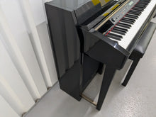 Load image into Gallery viewer, Yamaha Clavinova CLP-280 in Polished glossy black + matching stool stock # 24292