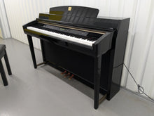 Load image into Gallery viewer, Yamaha Clavinova CLP-280 in Polished glossy black + matching stool stock # 24292