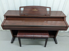 Load image into Gallery viewer, Yamaha Clavinova CLP-860 Digital Piano and stool in mahogany stock # 24336