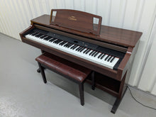Load image into Gallery viewer, Yamaha Clavinova CLP-860 Digital Piano and stool in mahogany stock # 24336
