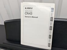 Load image into Gallery viewer, Kawai CN43 Digital piano and stool in satin black finish stock #24338