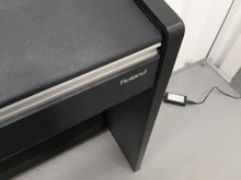 Load image into Gallery viewer, Roland F120R compact slim size Digital Piano in black finish stock # 24337