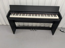 Load image into Gallery viewer, Roland F120R compact slim size Digital Piano in black finish stock # 24337