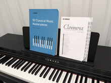 Load image into Gallery viewer, Yamaha clavinova CLP-625 digital piano in satin black colour stock # 22339