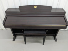 Load image into Gallery viewer, Yamaha Clavinova CLP-230 Digital Piano and stool in dark rosewood stock nr 24316