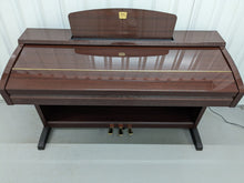 Load image into Gallery viewer, Yamaha Clavinova CVP-403 Polished Mahogany Digital Piano arranger stock #24315