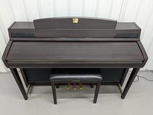 Load image into Gallery viewer, YAMAHA CLAVINOVA CLP-270 DIGITAL PIANO AND STOOL IN DARK ROSEWOOD stock nr 24318