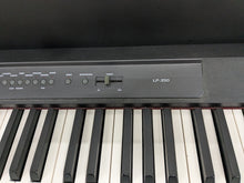 Load image into Gallery viewer, Korg SP350 compact slim size Digital Piano in black finish stock # 24320