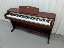 Load image into Gallery viewer, Yamaha Clavinova CLP-220 digital piano and stool in mahogany finish stock number 24340