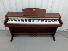 Load image into Gallery viewer, Yamaha Clavinova CLP-220 digital piano and stool in mahogany finish stock number 24340