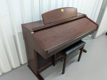 Load image into Gallery viewer, Yamaha CVP-206 digital piano arranger and stool in mahogany finish stock #24335