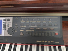 Load image into Gallery viewer, Yamaha CVP-206 digital piano arranger and stool in mahogany finish stock #24335