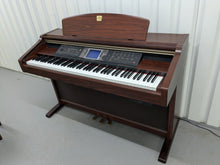 Load image into Gallery viewer, Yamaha CVP-206 digital piano arranger and stool in mahogany finish stock #24335