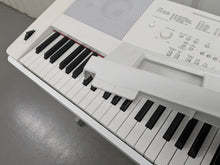 Load image into Gallery viewer, Yamaha DGX-660 in white 88 Key Weighted Keys Portable Grand, stand stock # 24348