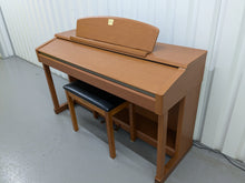 Load image into Gallery viewer, Yamaha Clavinova CLP-150 digital piano + stool in cherry wood finish stock 24343