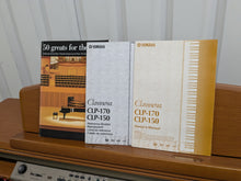 Load image into Gallery viewer, Yamaha Clavinova CLP-150 digital piano + stool in cherry wood finish stock 24343