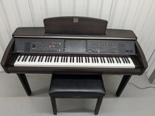 Load image into Gallery viewer, YAMAHA CLAVINOVA CVP-307 DIGITAL PIANO ARRANGER IN DARK ROSEWOOD STOCK #24332