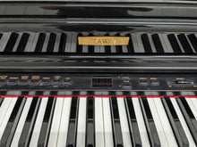 Load image into Gallery viewer, Kawai CN31 digital piano and stool in polished ebony glossy black stock number 25493
