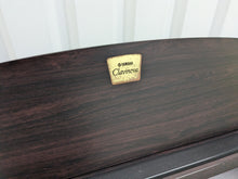Load image into Gallery viewer, Yamaha Clavinova CLP-120 Digital Piano and stool in dark rosewood stock #24346