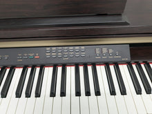 Load image into Gallery viewer, Yamaha Clavinova CLP-120 Digital Piano and stool in dark rosewood stock #24346