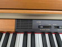 Load image into Gallery viewer, Yamaha Clavinova CLP-950 Digital Piano and stool in cherry wood finish stock nr 24357
