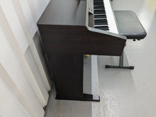 Load image into Gallery viewer, Yamaha Clavinova CLP-120 Digital Piano and stool in dark rosewood stock #24367
