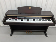 Load image into Gallery viewer, Yamaha Clavinova CLP-120 Digital Piano and stool in dark rosewood stock #24367