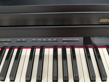 Load image into Gallery viewer, Roland HP601 digital piano and stool in satin black finish stock number 24368