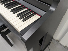 Load image into Gallery viewer, Roland HP601 digital piano and stool in satin black finish stock number 24368