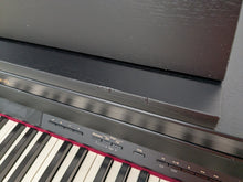 Load image into Gallery viewer, Roland HP601 digital piano and stool in satin black finish stock number 24368